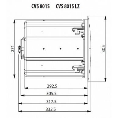 Встраиваемая трансформаторная акустика TANNOY CVS 801S